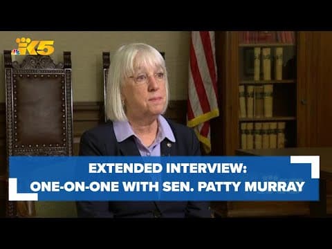 Extended one-on-one interview: Sen. Patty Murray visits Olympia
