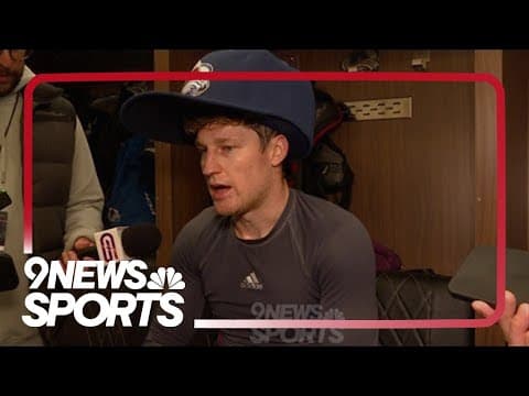 MacKinnon reacts to Avalanche first win