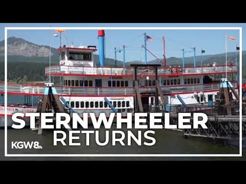 Historical sternwheeler makes its return to Columbia River