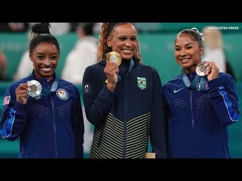Simone Biles and Jordan Chiles earn medals in floor exercise finals | Paris Olympics gymnastics