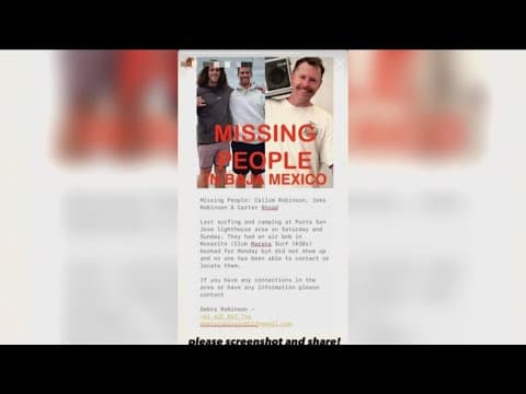 Mexican AG: Bodies found match the names of the missing Australians and American