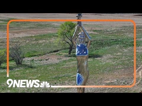 Meet Liberty: Massive 58-foot sculpture installed in east Aurora