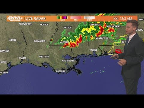 New Orleans weather: Hot Friday as dry air moves in