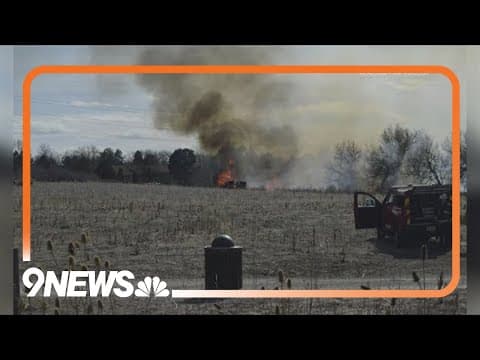 Aurora firefighters battle second brush fire at Jewell Wetlands Park this week