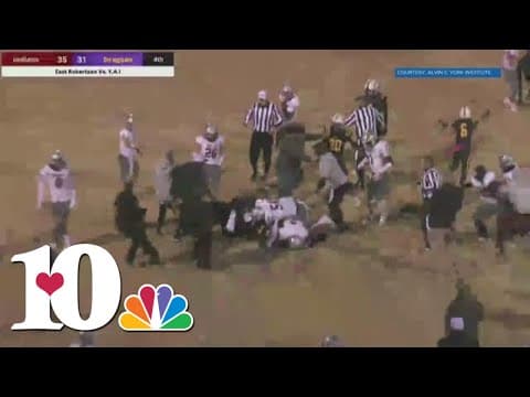 Fight breaks out at York Institute high school football semifinals