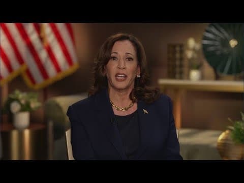 Former Vice President Kamala Harris not running for California governor in 2026