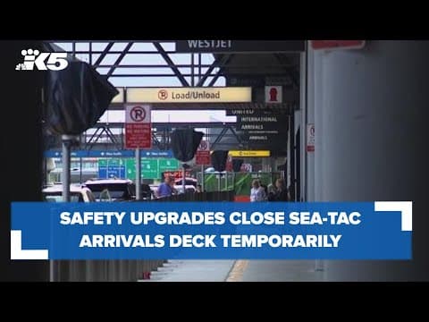 Sea-Tac arrivals deck temporarily closed