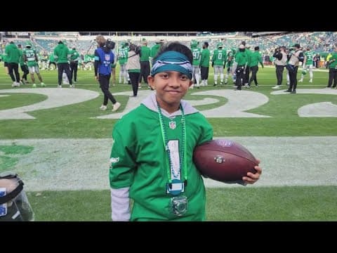 Dallas area Make-A-Wish granted for 'Biggest Eagles Fan'