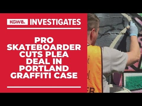 Portland pro skateboarder accused of tagging graffiti pleads guilty, avoids jail time