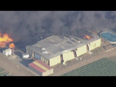 Search continues for 7 missing after huge explosion at California fireworks factory