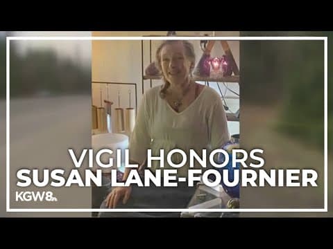 Community hosts vigil in honor of Susan 'Phoenix' Lane-Fournier after her alleged murder