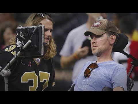 Former Saints star Steve Gleason speaks out on fighting ALS