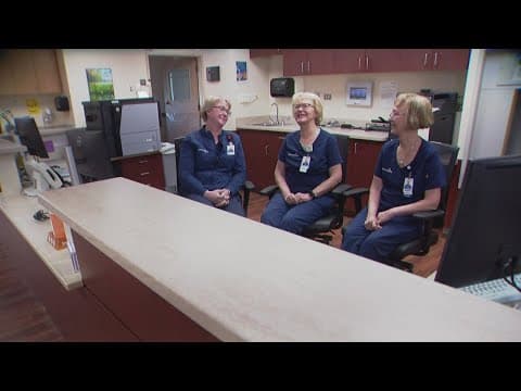 Three sisters bring family resembelance to the nursing station