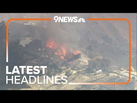 Latest Headlines | Wildfires burn out of control across Los Angeles area