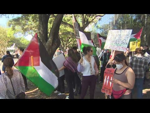 Pro-Palestinian protest held in Houston