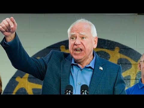 Walz speaks at UAW Local 900 in Wayne, Michigan (August 8, 2024)