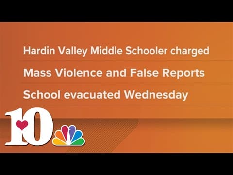 KCSO: Hardin Valley Middle student charged after bomb threat