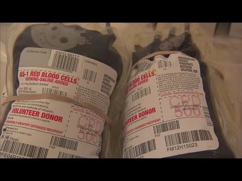 American Red Cross declares emergency over national blood shortage