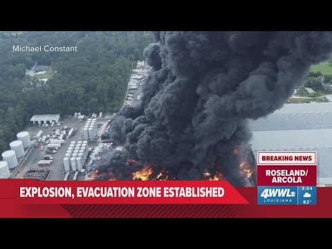 Roseland explosion prompts 1-mile evacuation radius, Highway 51 closed; officials monitoring fire ri