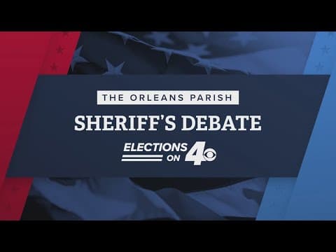 FULL DEBATE: Orleans Parish sheriff candidates face off on jailbreak, crime & trust | WWL-TV