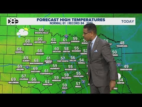 DFW Weather: Cool and drizzly this morning, dry weather expected tomorrow