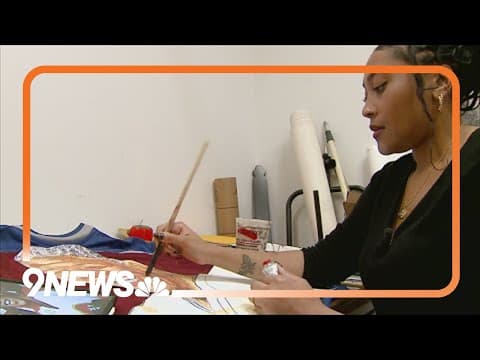 Artist reimagines Colorado Avalanche jersey for Black History Month