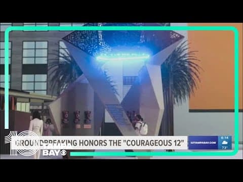 St. Pete development groundbreaking showcases design for Courageous 12 monument