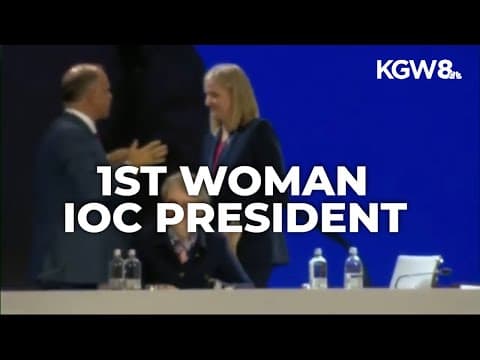 First woman elected to be International Olympic Committee president