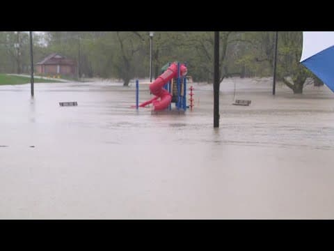 Shelby County dealing with flash flooding after heavy rainfall