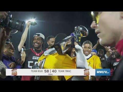 Team RGIII claims Celebrity Flag Football Challenge trophy, MVP award