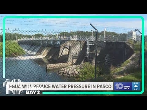 FGUA will reduce water pressure in Pasco County