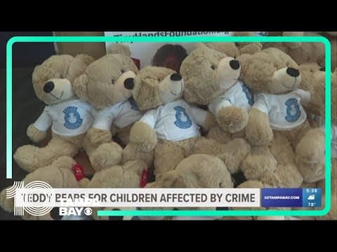 Sarasota Police Department receives big donation of teddy bears