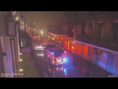 New video of 3-alarm fire at Bourbon Street bar