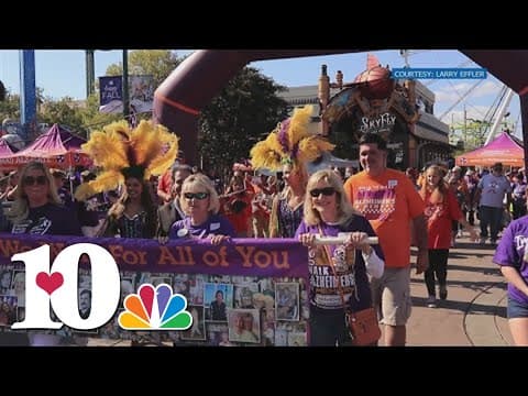 Hundreds participate in the Smoky Mountain Walk to make Alzheimer's a memory