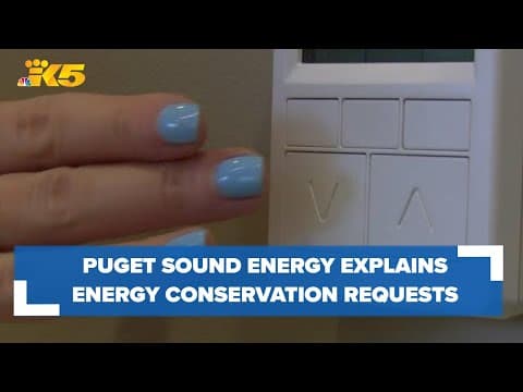 Puget Sound Energy addresses energy conservation requests