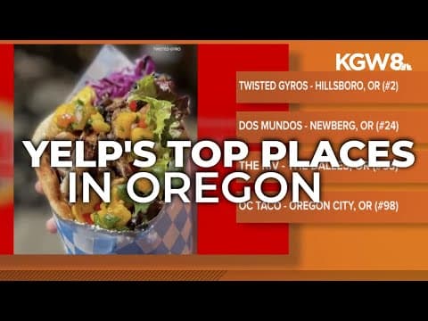 Four Oregon restaurants among top 100 places to eat in 2025, Yelp says