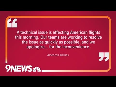 American Airlines resumes flights after nationwide ground stop