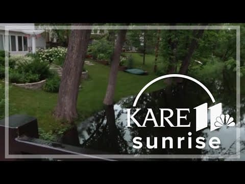 Minnehaha Creek nears flood stage