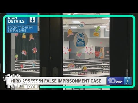 3rd arrest made in connection to non-verbal 7-year-old tied to chair at Bradenton school