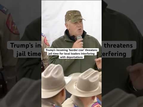 Donald Trump’s border czar Tom Homan threatens jail time for those blocking ICE mass deportations.