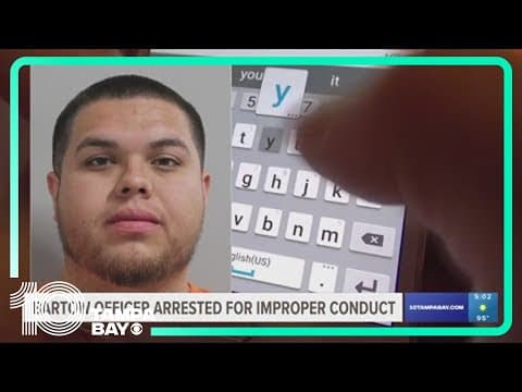 Bartow officer arrested, accused of inappropriate sexual conduct with 4 teenage girls