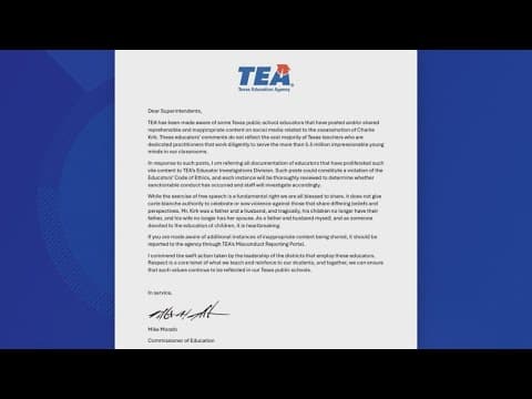 North Texas teachers, pilots fired over social media posts criticising Charlie Kirk