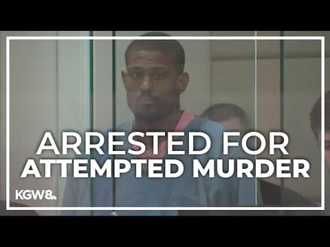 Man pushes rider in front of oncoming MAX train in Portland; charged with attempted murder