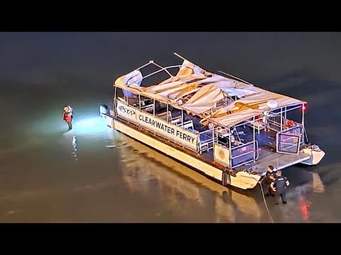 Clearwater PD provides update on deadly boat-ferry crash