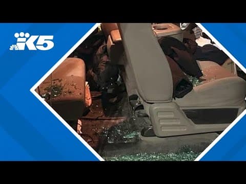 Utility truck broken into while crew was helping with bomb cyclone