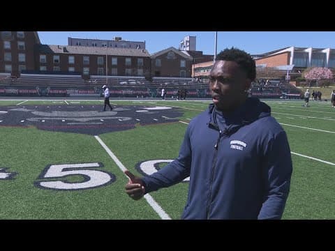 Howard football player hopes to go pro