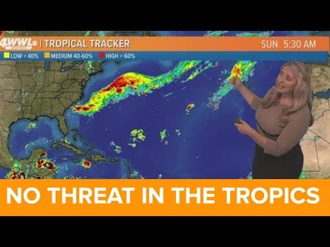 Sunday 8am tropical update: Tropical moisture moving into the Gulf of Mexico this week