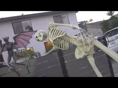 Halloween display damaged | 'We're not going to let it ruin it for the hundreds of good kids'