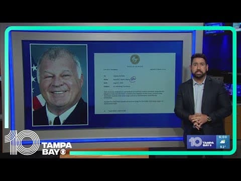 St. Petersburg fire chief placed on administrative leave, says accusations against him are 'false'