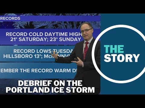 What the ice storm brought the greater Portland area and what's coming next